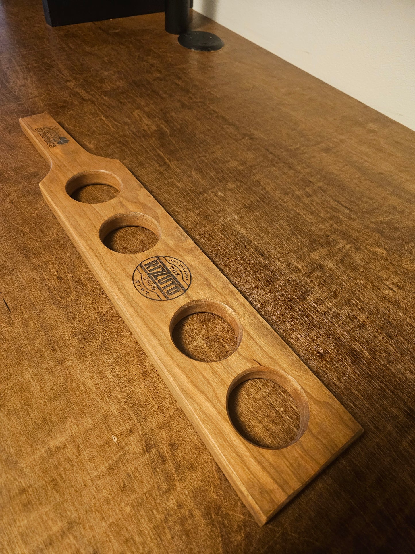 Paddle Style Flight Board for Glencairn Glass