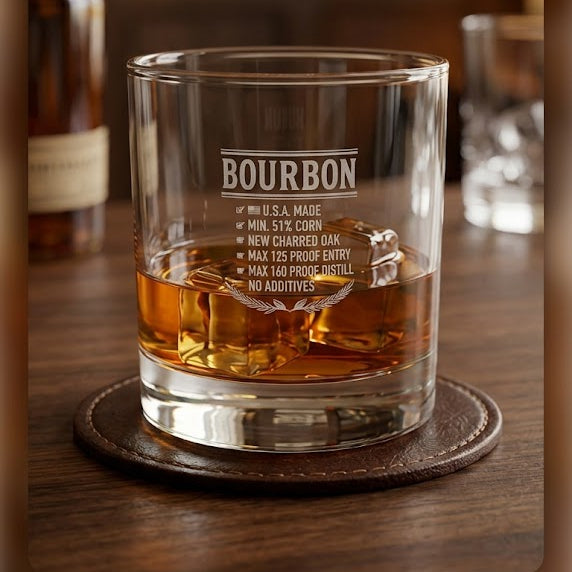 Personalized Rocks Glass