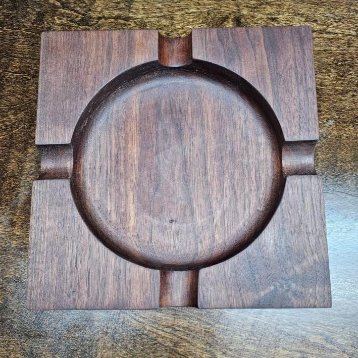 Black Walnut Hardwood Ashtray