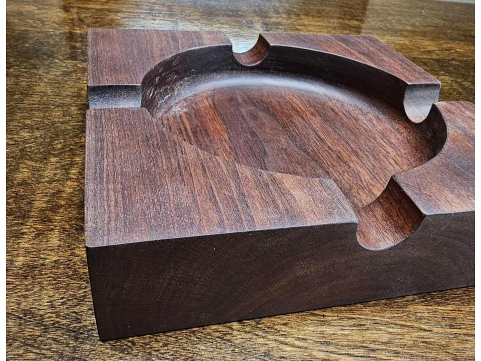 Black Walnut Hardwood Ashtray