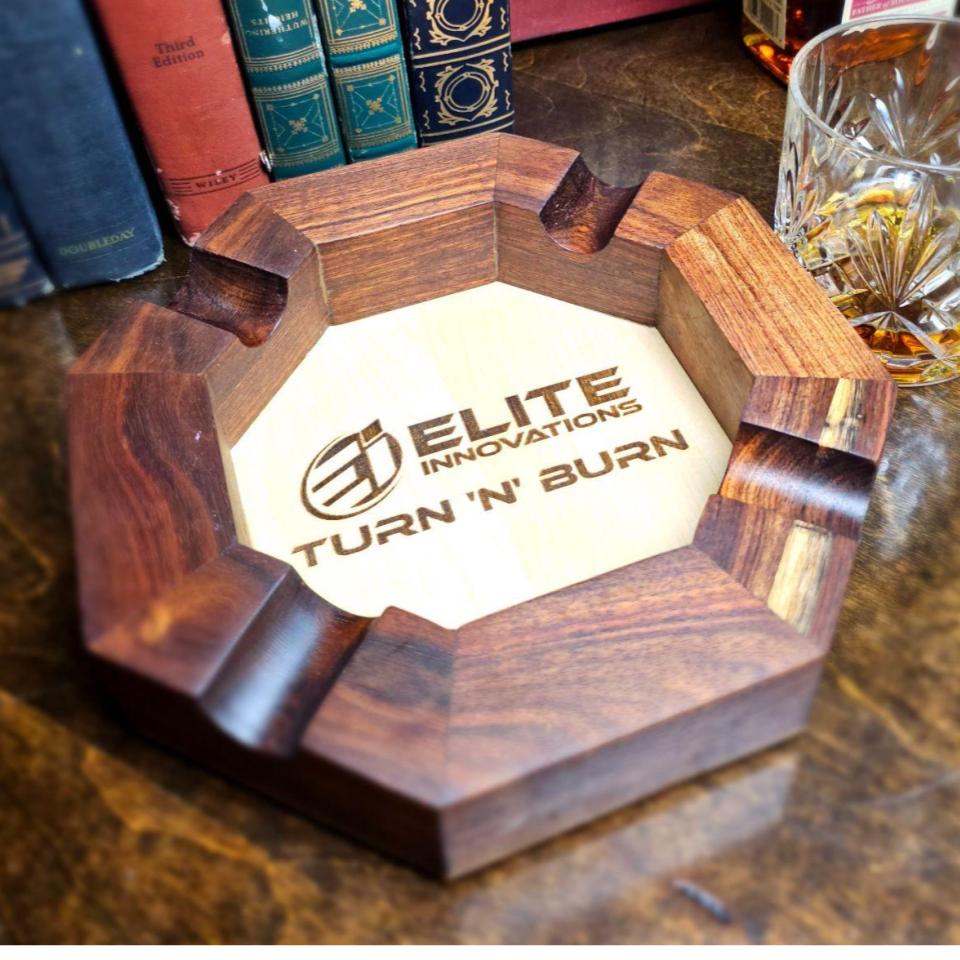 Custom Laser Engraved Cigar Ashtray