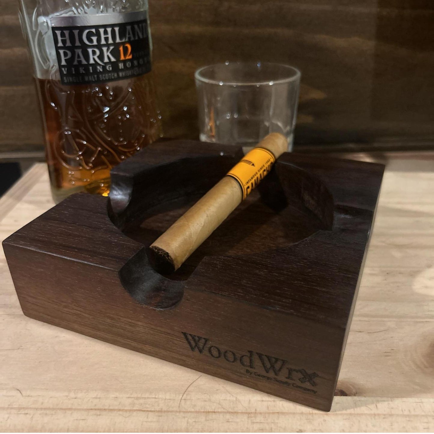 Black Walnut Hardwood Ashtray