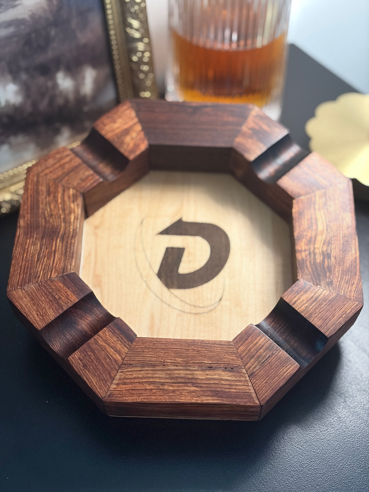 Custom Laser Engraved Cigar Ashtray