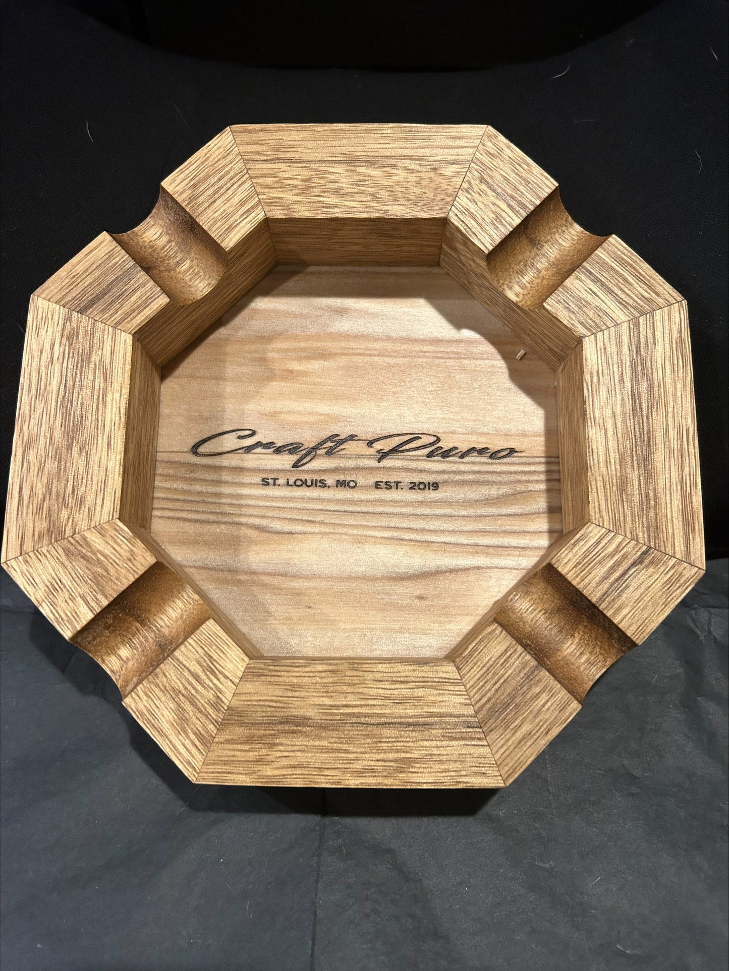 White Limba Cigar Ashtray